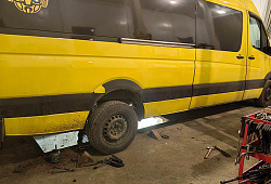 Комплект усиленных многолистовых рессор Volkswagen Crafter с односкатными колёсами