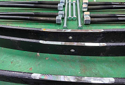 Комплект усиления задних рессор для Газона Некст. Дополнительные листы в рессору и подрессорник